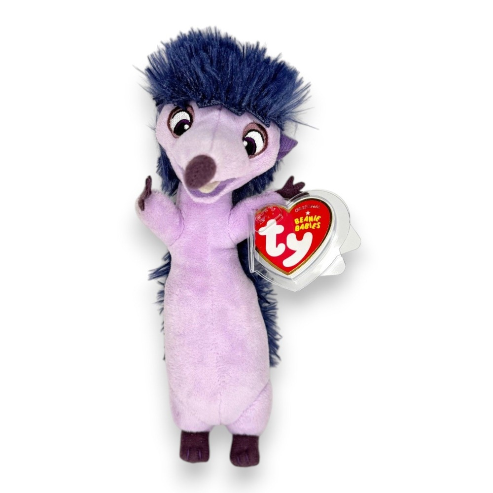Dos the Hedgehog | Playful Purple Pal | Mint Heart Tag TY Beanie Baby